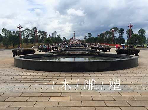铸钢案例 2017年楚雄州太阳历公园